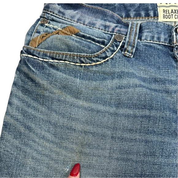 Ariat M4 Preston Relaxed Fit Bootcut Jeans Men's 31 x 34 Western Cowboy Rodeo - Picture 10 of 16